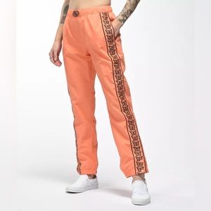 Monarch Orange Crinkle Pants